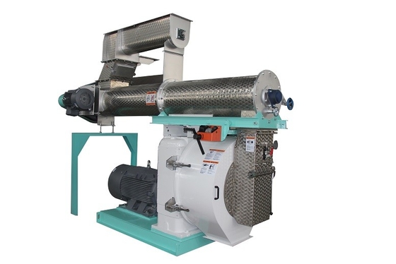 22kw 1T/H Chicken Feed Production Line Carbon Steel Electric Pellet Machine